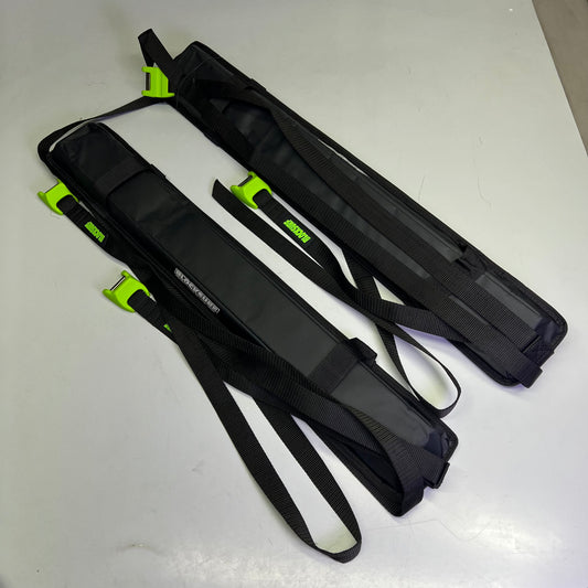 BLOCK SURF (SET OF 2) SUP / Longboard Soft Rack 33"x4.5" Black RABLS0SUPLB33KK