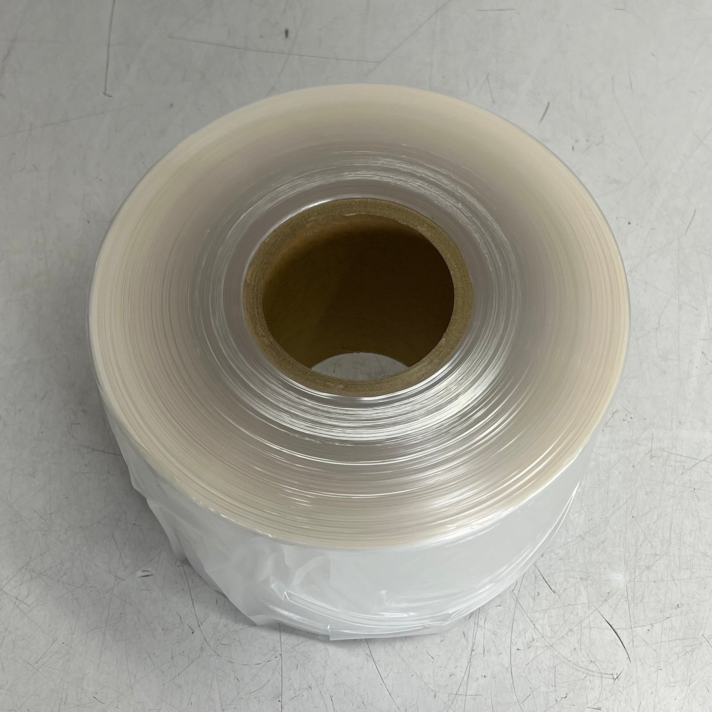 ZA@ (4 PACK) Rolls of Stretchy Plastic 6" Wide Unknown Length Clear