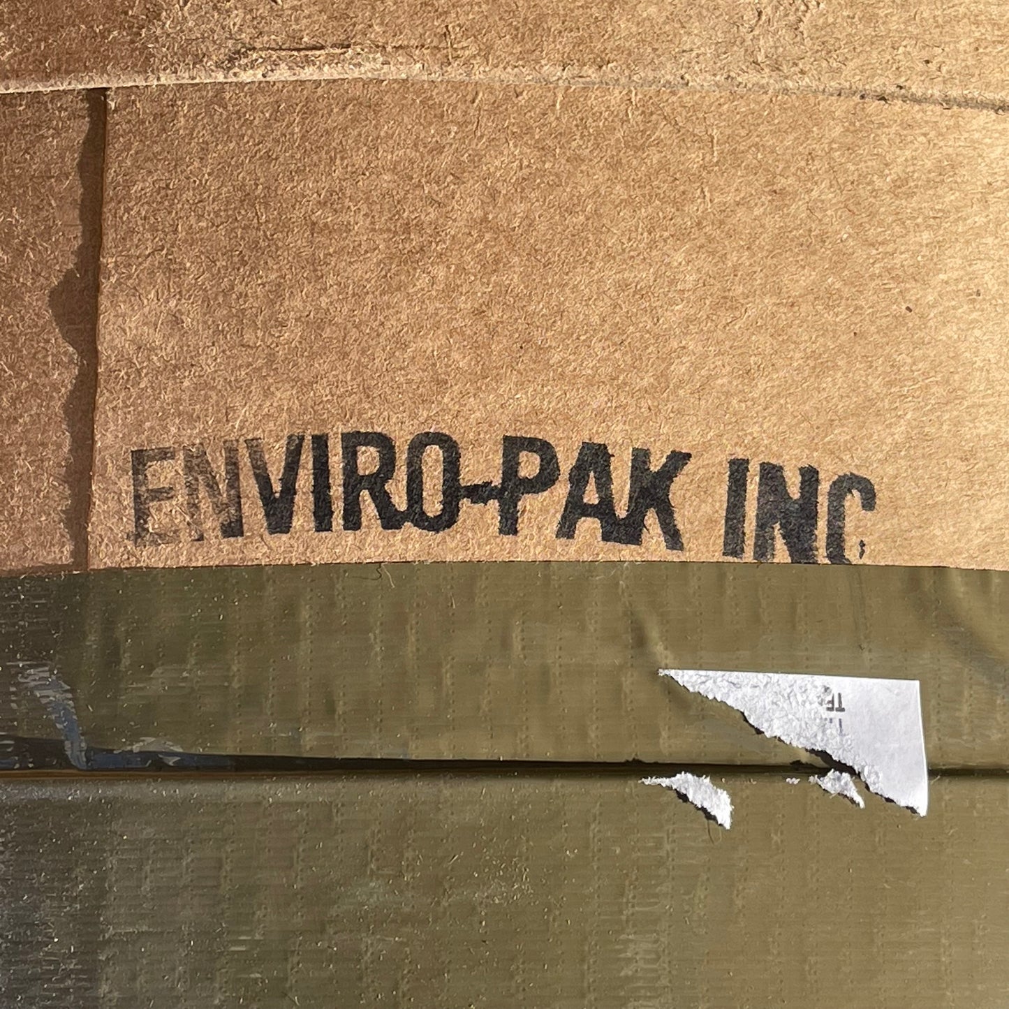 ZA@ Pallet of ENVIRO-PAK Fibre Drums 55” X 16” (AS-IS)