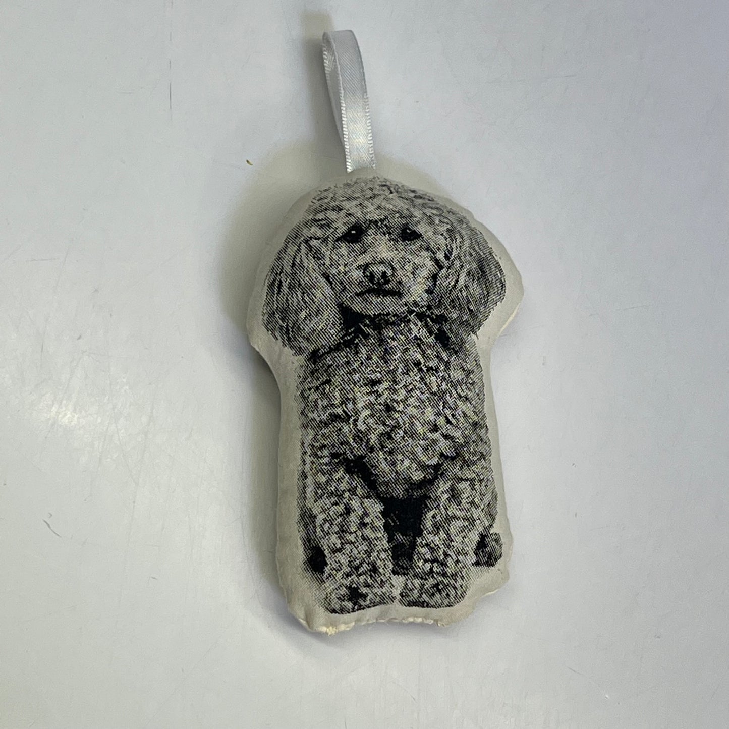 BRODERPRESS (3 PACK) Hand Silkscreened Dog Ornaments 3.5"x5" Black & White