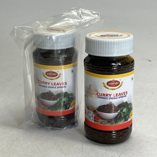 JAWARI (2 PACK) Curry Leaves Thokku 300 gr. BB 09/26