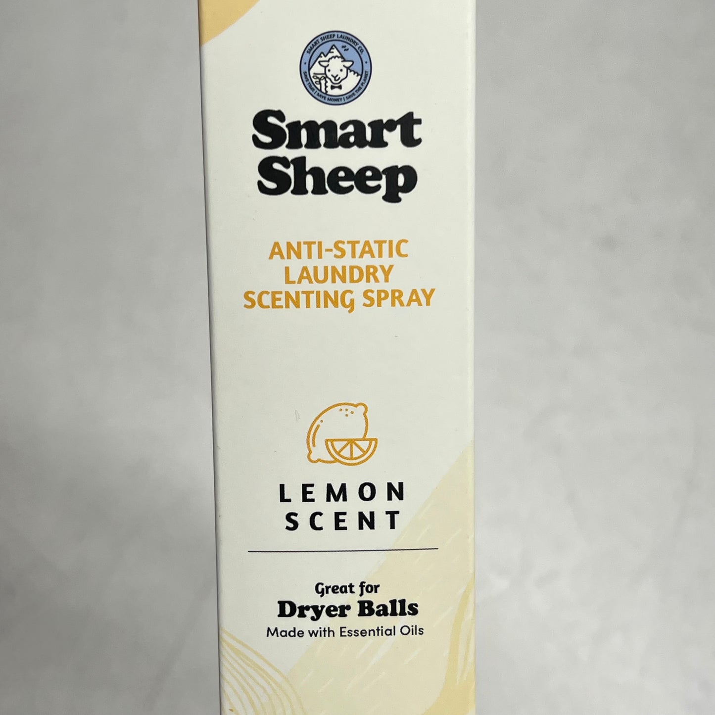 SMART SHEEP (2 PACK) Anti-Static Lemon Scent Spray W/ Essential Oils 4 fl oz