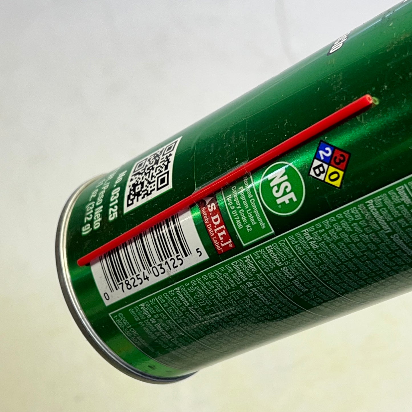 CRC (2 PACK) HF Contact Cleaner Leaves No Residue Aerosol 11 oz Clear 03125