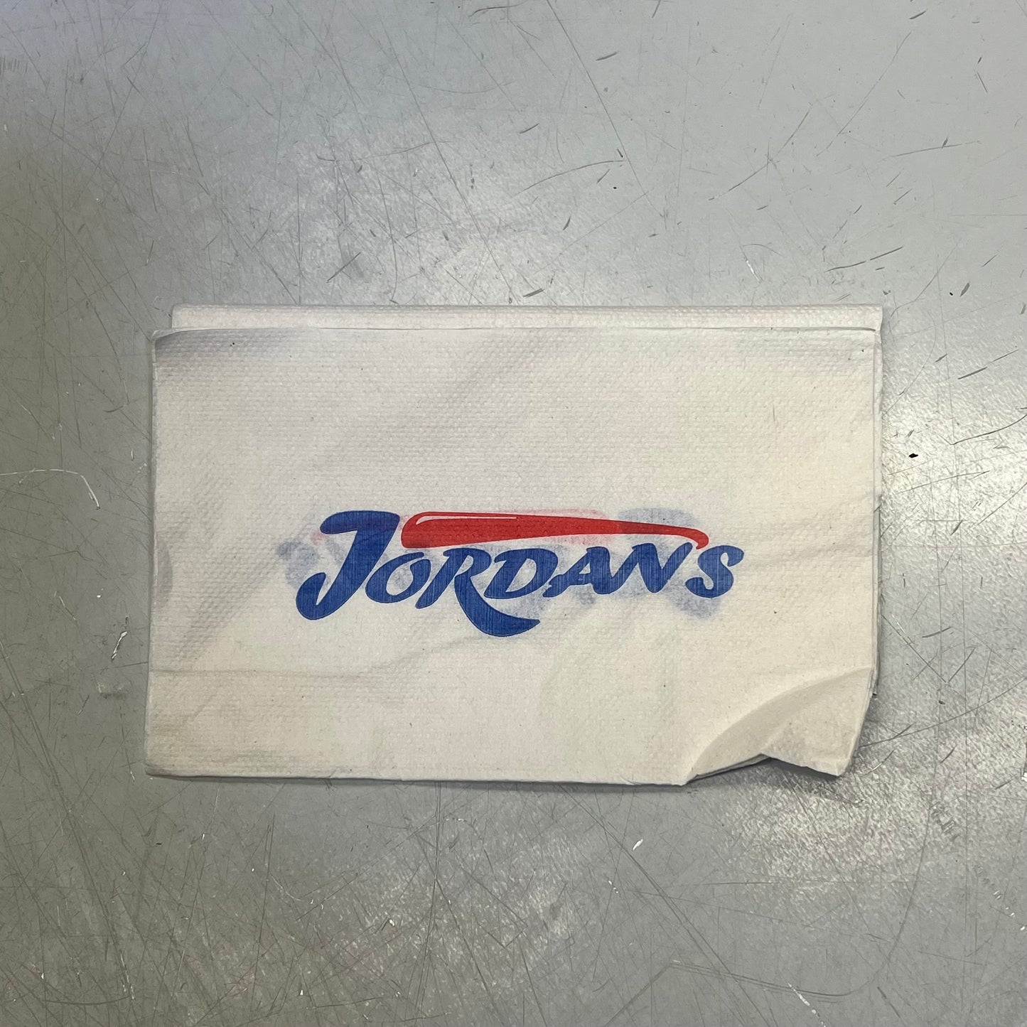 ZA@ ESSITY (6000 PACK) Paper Napkins w/ Jordan's Logo 8.5x13 White Z64339D1