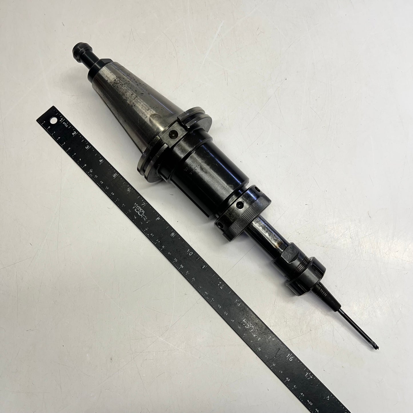 VALENITE CNC Tool Holder W/burnishing Tool ~ 3/8" I.D. V50CT10SG55 (Used)