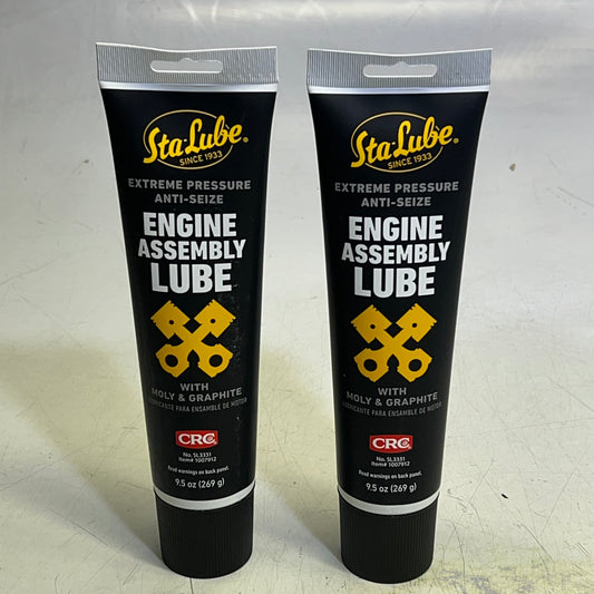 CRC (2 PACK) Sta-Lube Extreme Pressure Anti-Seize Engine Assy Lube 9.5 oz SL3331
