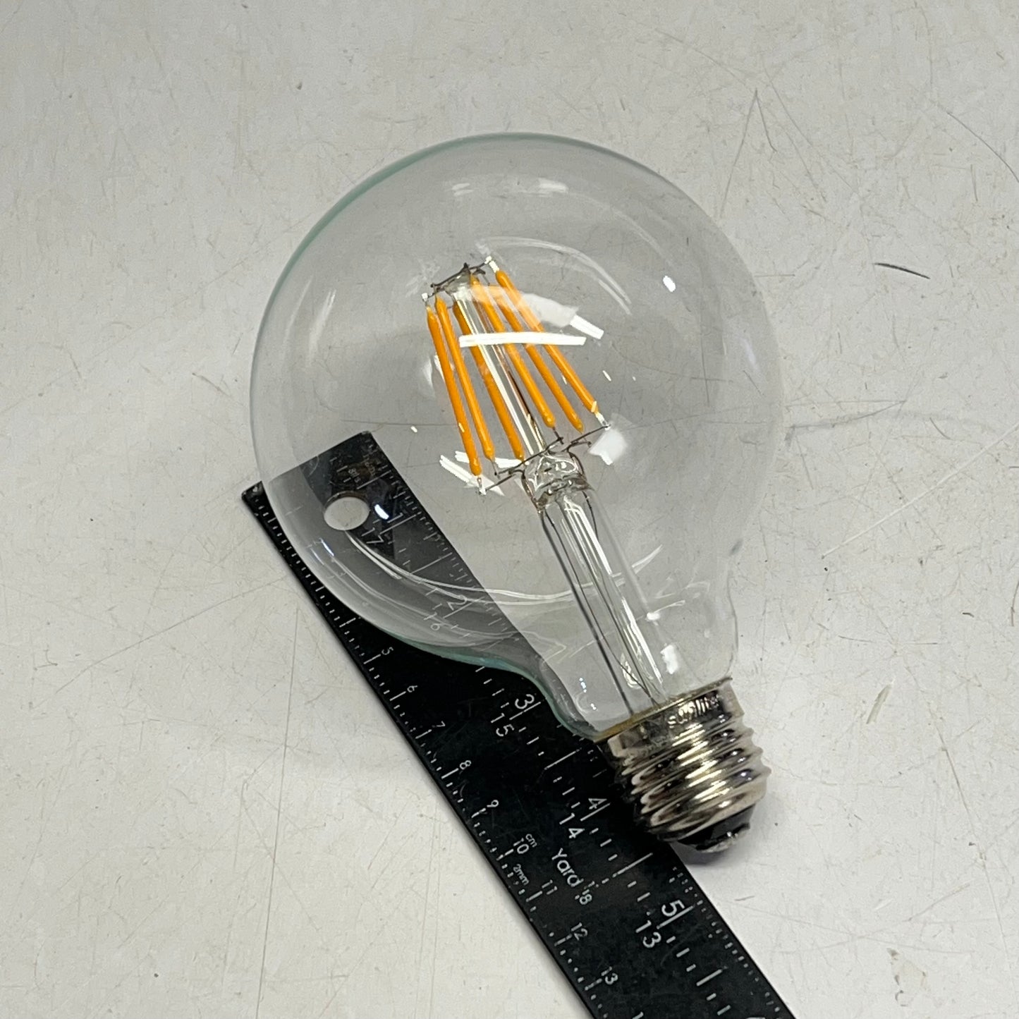 SUNLIGHT (2 PACK) Led Antique Style G30 Lamp Bulb  15,000 Hr Warm White 80450