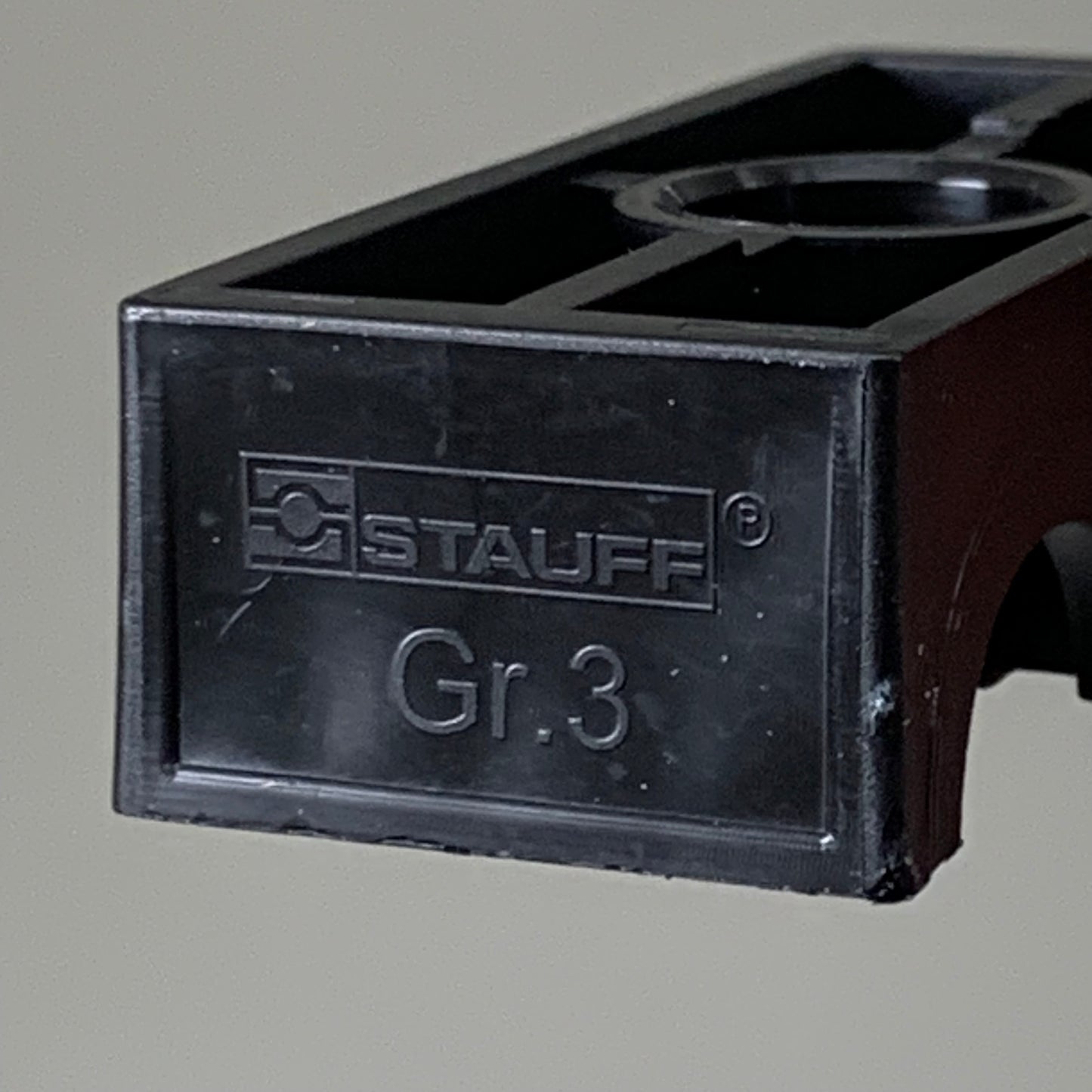 STAUFF (25 PACK) Clamp Body Sz 3D O19mm Twin Series Polypropylene 319/19-PP-BK