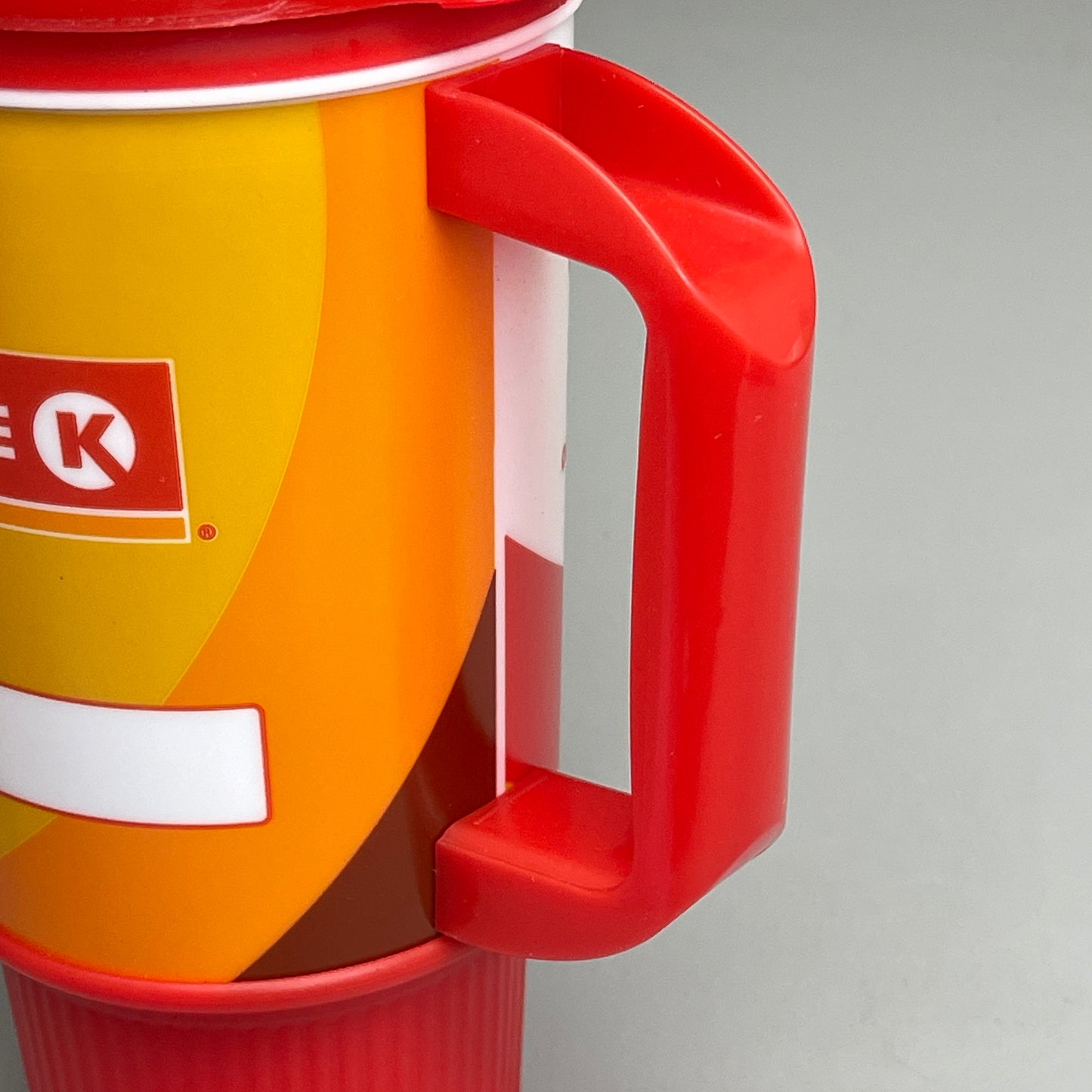 ZA@ CIRCLE K Soft Drink Cup Gas Station Mug 24 oz Red C