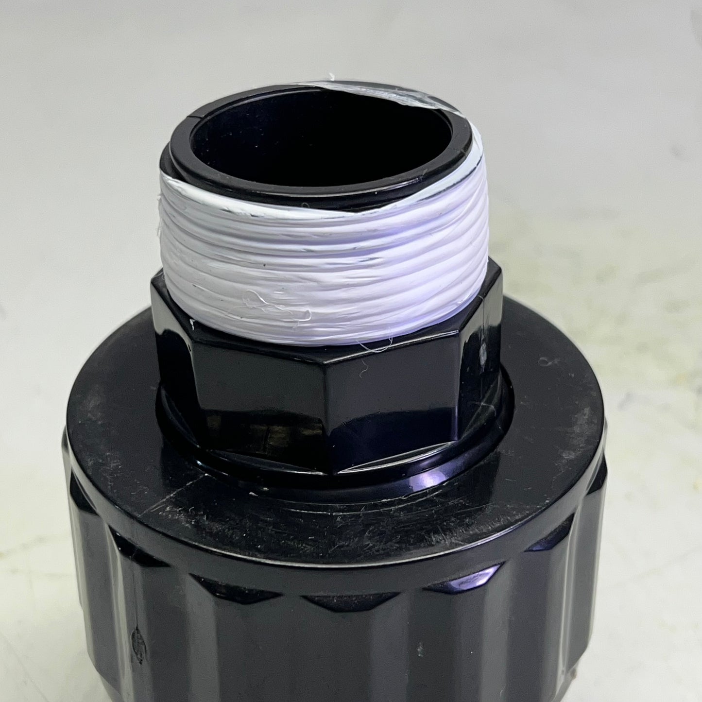 RIGHT FIT Pool Parts  Replacement Double Male Threaded Union 1.5" Black 724106