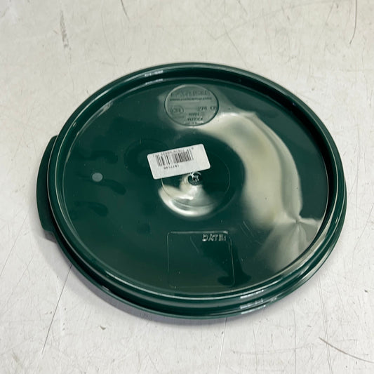 ZA@ CARLISLE (12 PACK) Food Storage Lid Fits 2 & 4 qt Round Forest Green 1077108