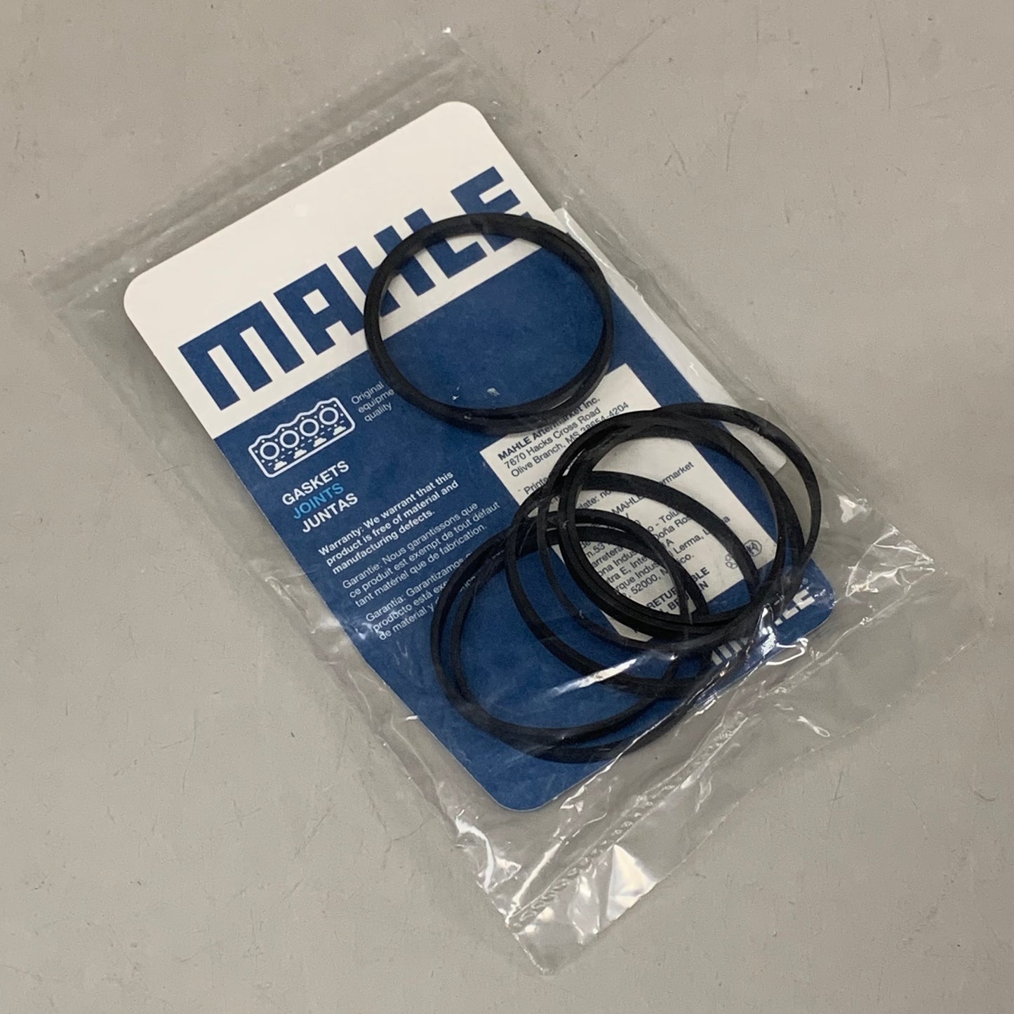 MAHLE Engine Intake Manifold Gasket Set For BMW Black MS19820