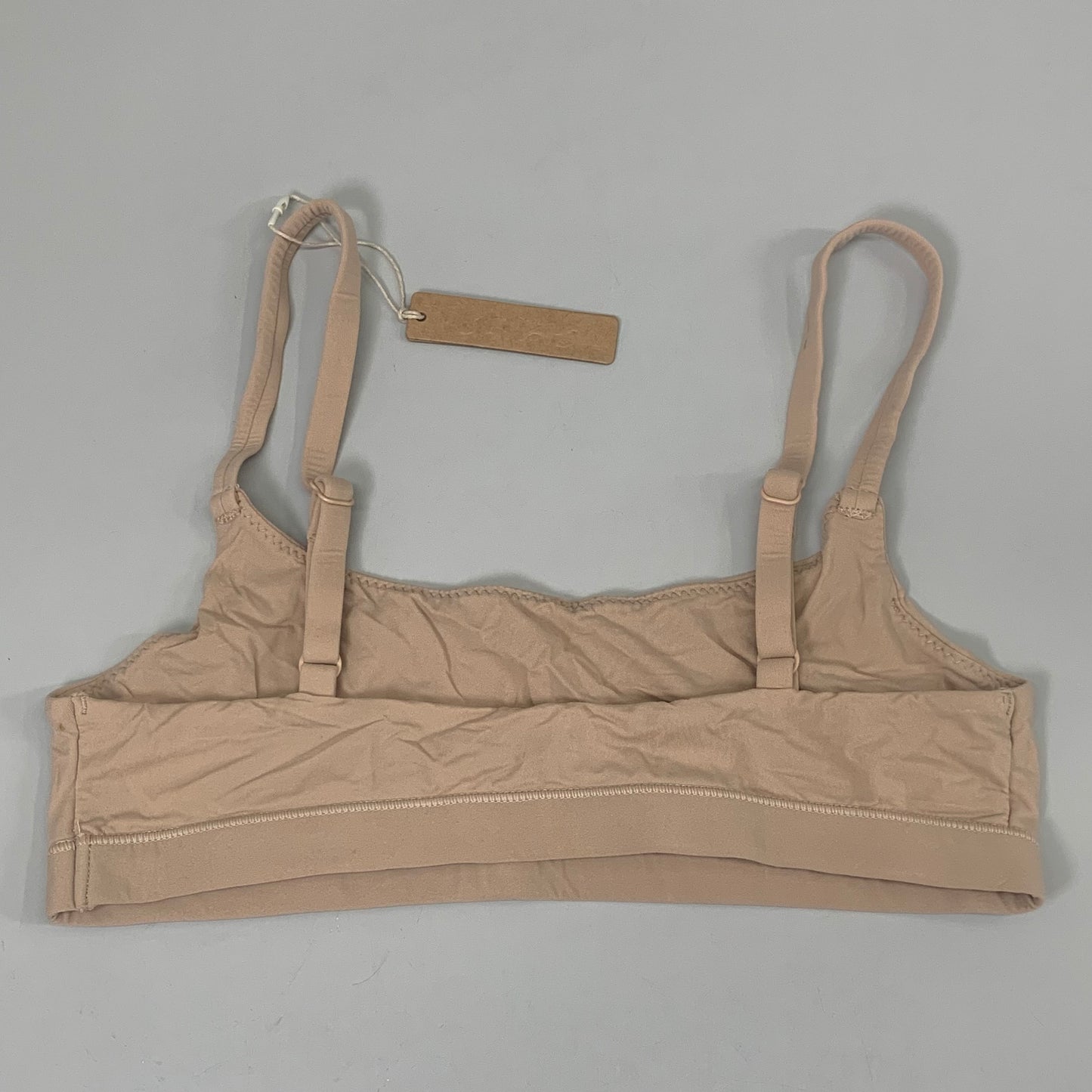 SKIMS Buttery Soft Fits Everybody Scoop Bralette Women's Sz S Clay BR-SCN-2025