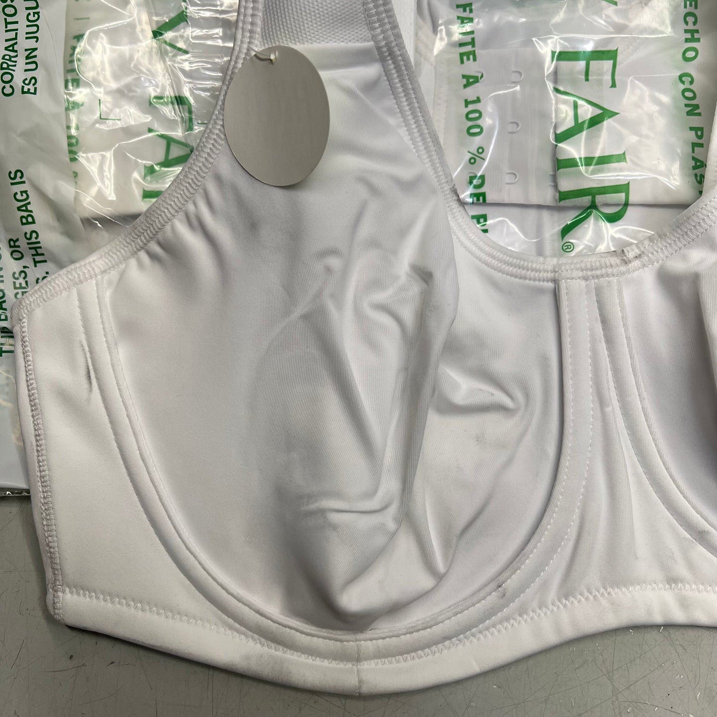 ZA@ VANITY FAIR Lot Of Bras Sport High Impact Women's Variety Sz White