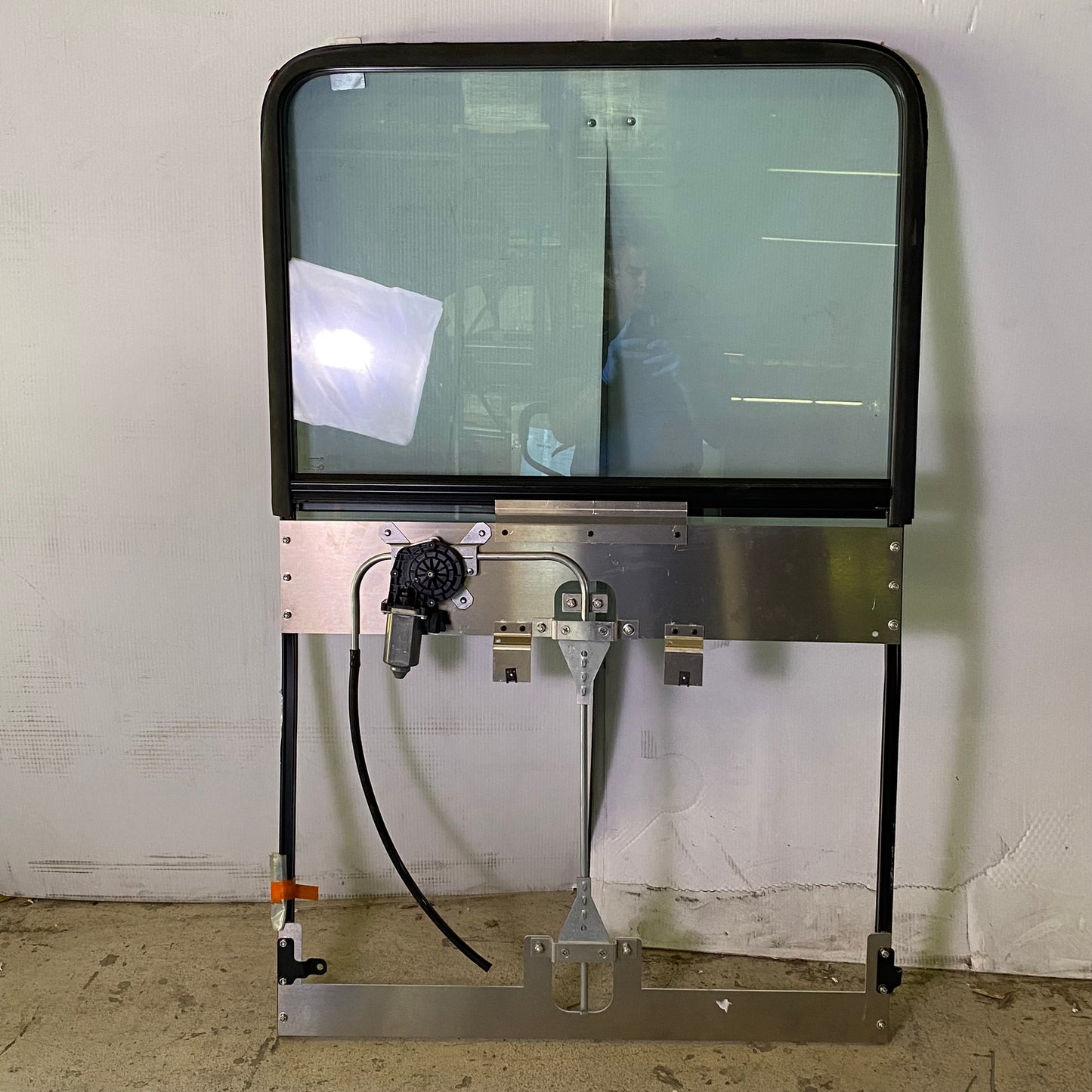 ZA@ Car Window Assembly 34"W x 52"H Grey (AS-IS, Minor Damage)