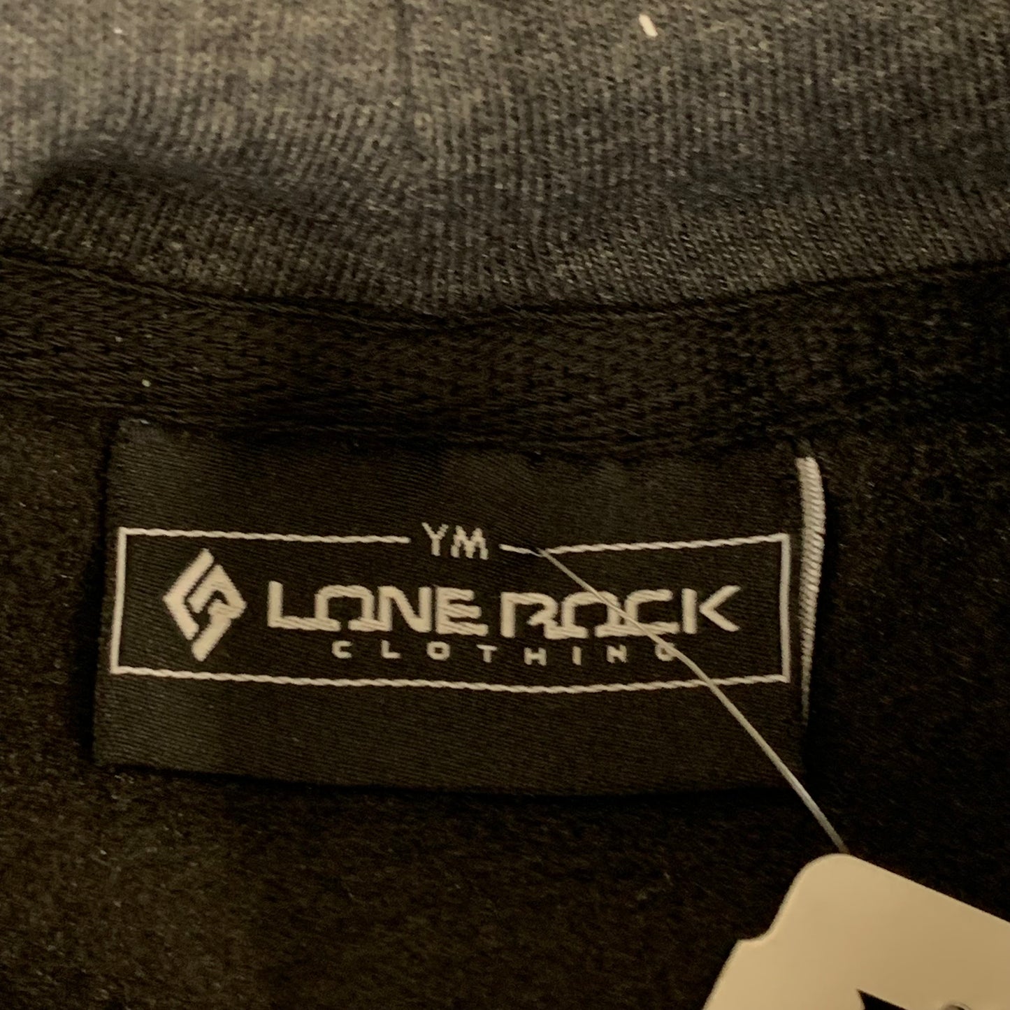 LONEROCK Helen Georgia Pull Over Hoodie Youth Medium Indigo Heather