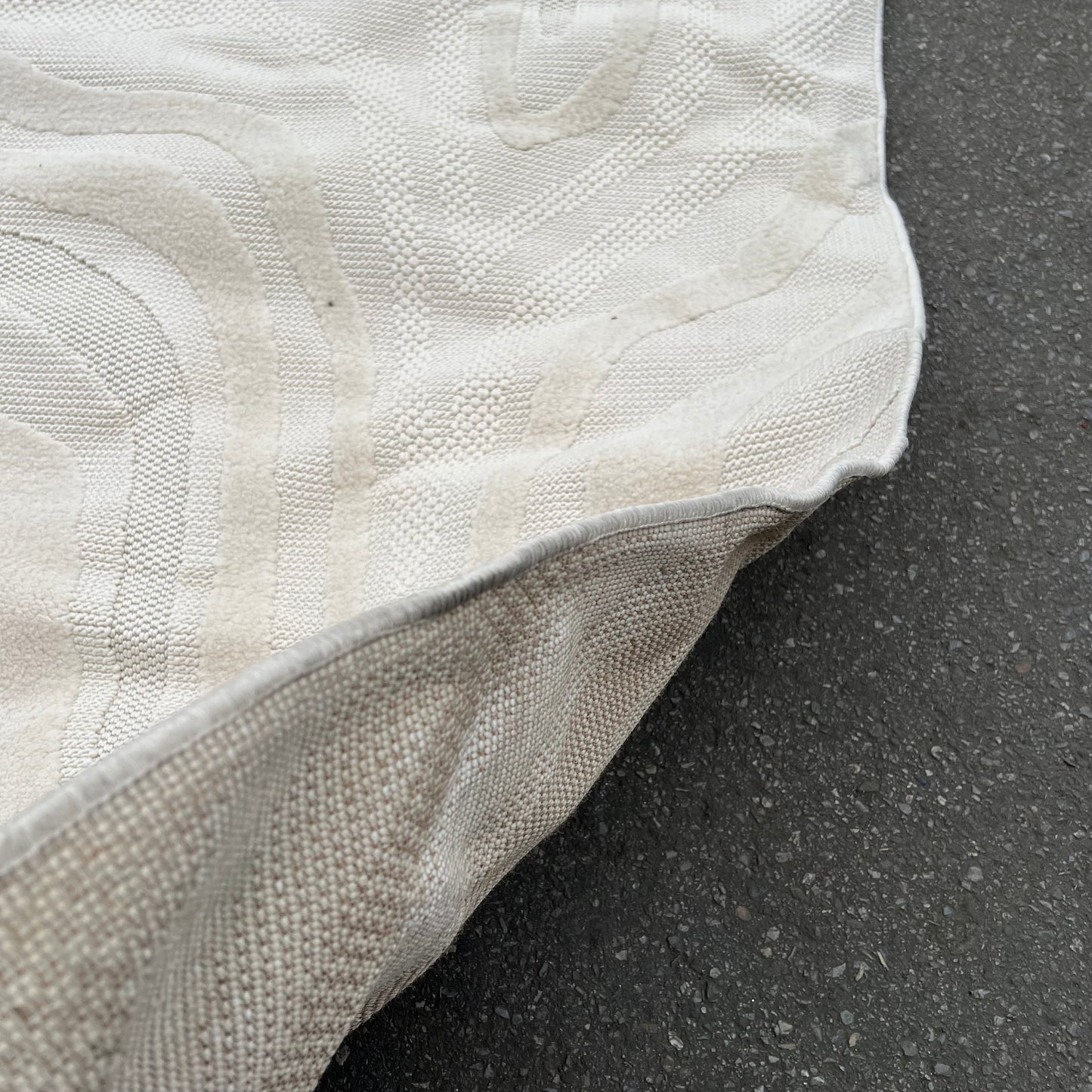 ZA@ GERTMENIAN Sedona Area Rug Boynton Multi-texture 7' X 10' Tan/White G19548