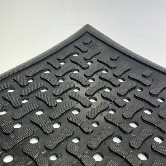 COMFORTFLOW Grease-Proof HD Anti-Fatigue Floor Mat 5'x33" - 3/8" Black