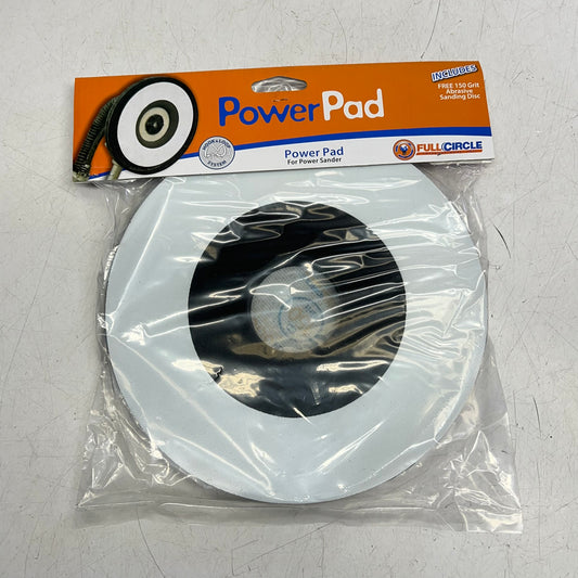 POWER PAD Full Circle Foam Power Pad W/ Hole For Radius 360 Sander 8.5" PWR PAD