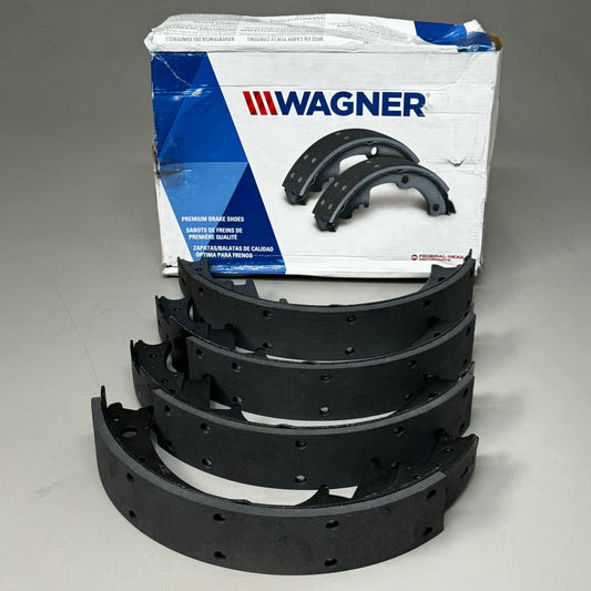 WAGNER QS Ceramic Disc Brake Shoes Set 11 1/2" x 5 1/2" Black Z23DR