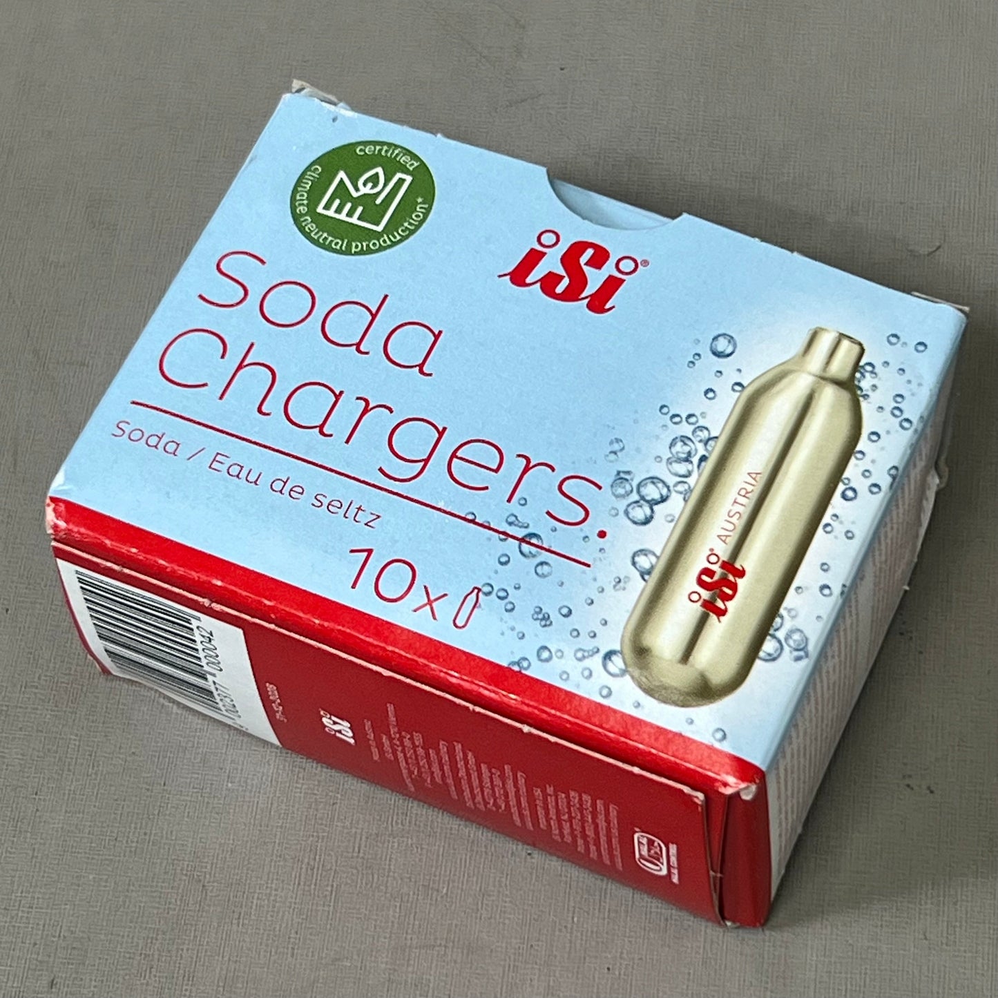 ZA@ ISI (20 Pack, 10 Per Package) Soda CO2 Siphon Chargers BB 12/28 A