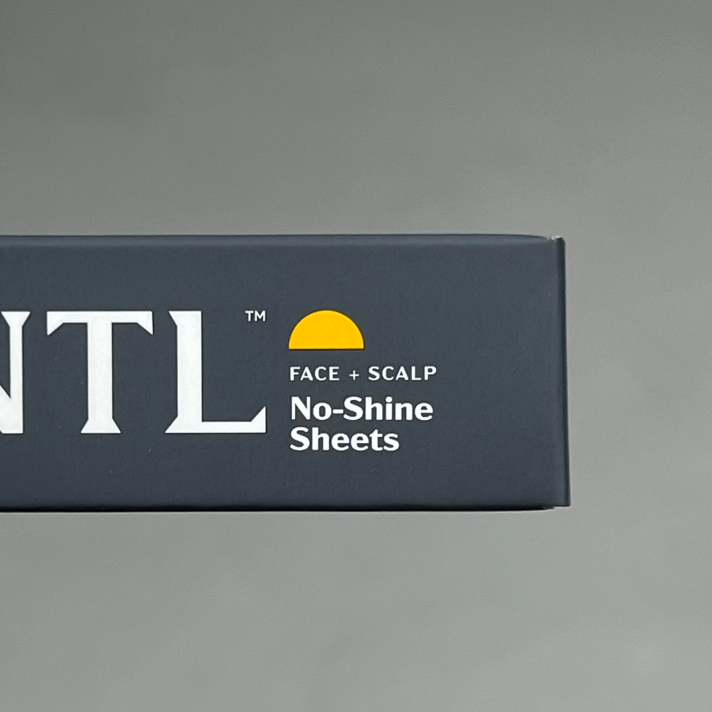 MANTL No-Shine Mattifying Sheets Made W/ Bamboo & Charcoal 196.8" X 2.8" Black