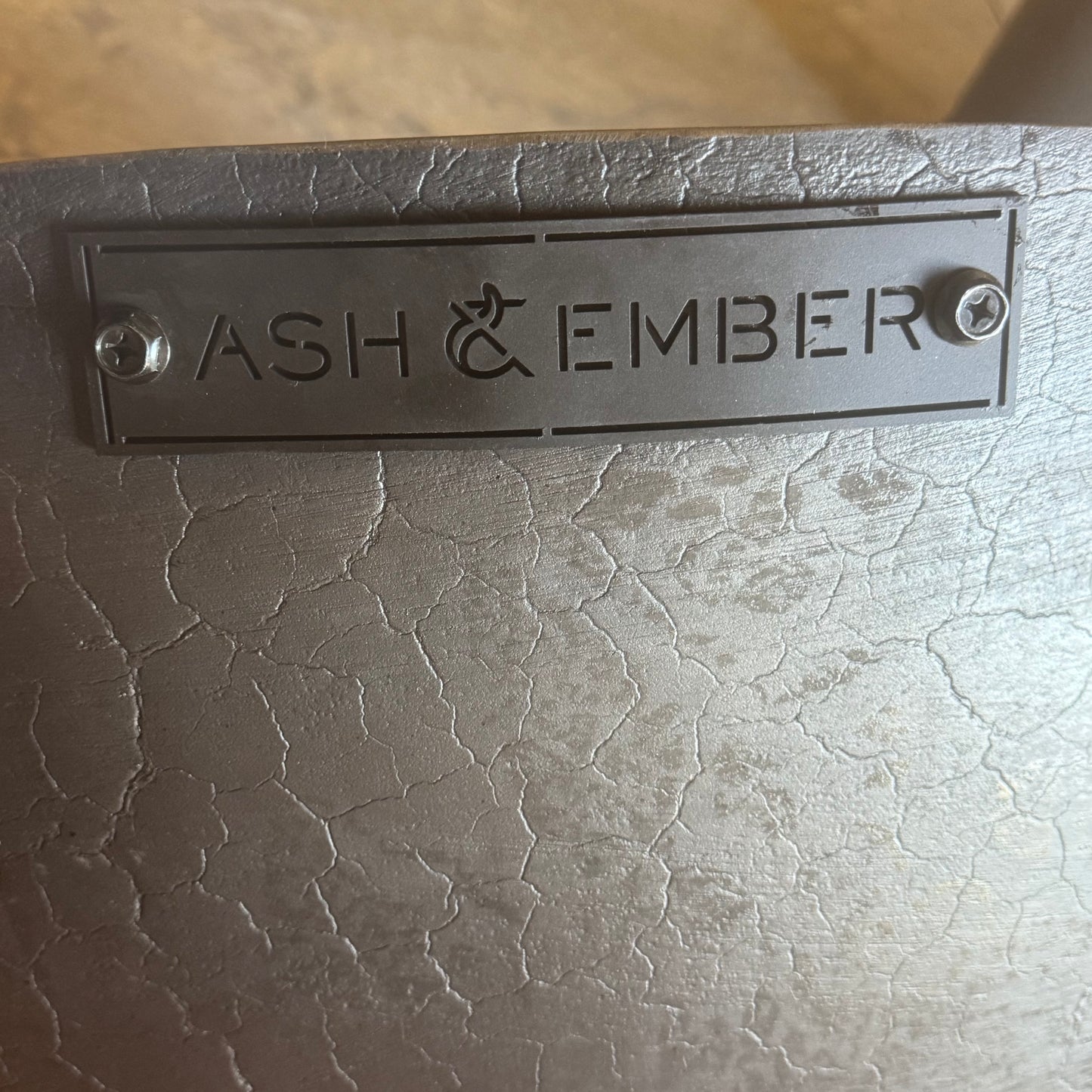 ASH & EMBER 42" Hemisphere Wood Burning Fire Pit Bowl - Cast Iron Outdoor Patio Firepit 42HEMIPIT_AE