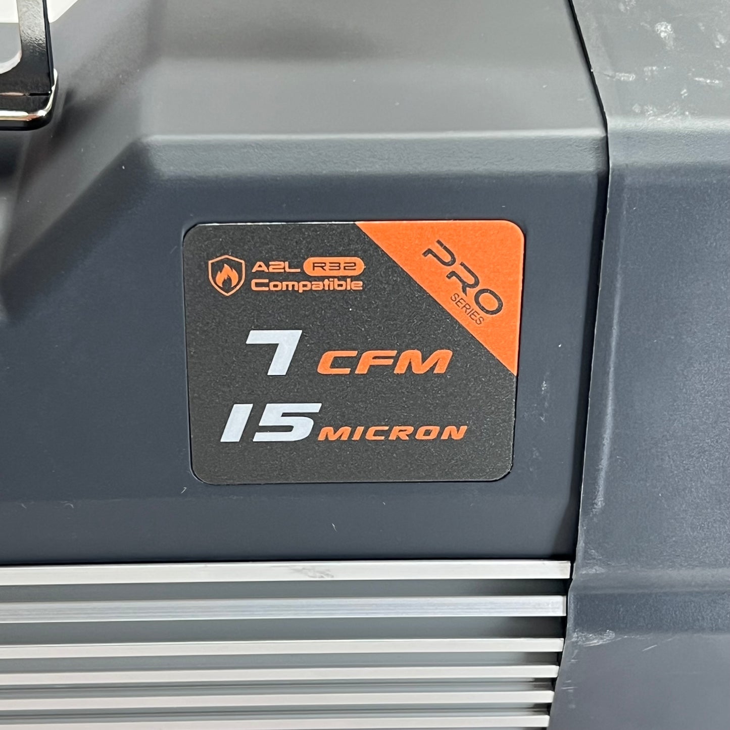 NAVAC Dual Stage Vacuum Pump A2l/r32 Compatible 7 CFM Orange/Silver NP7DP2
