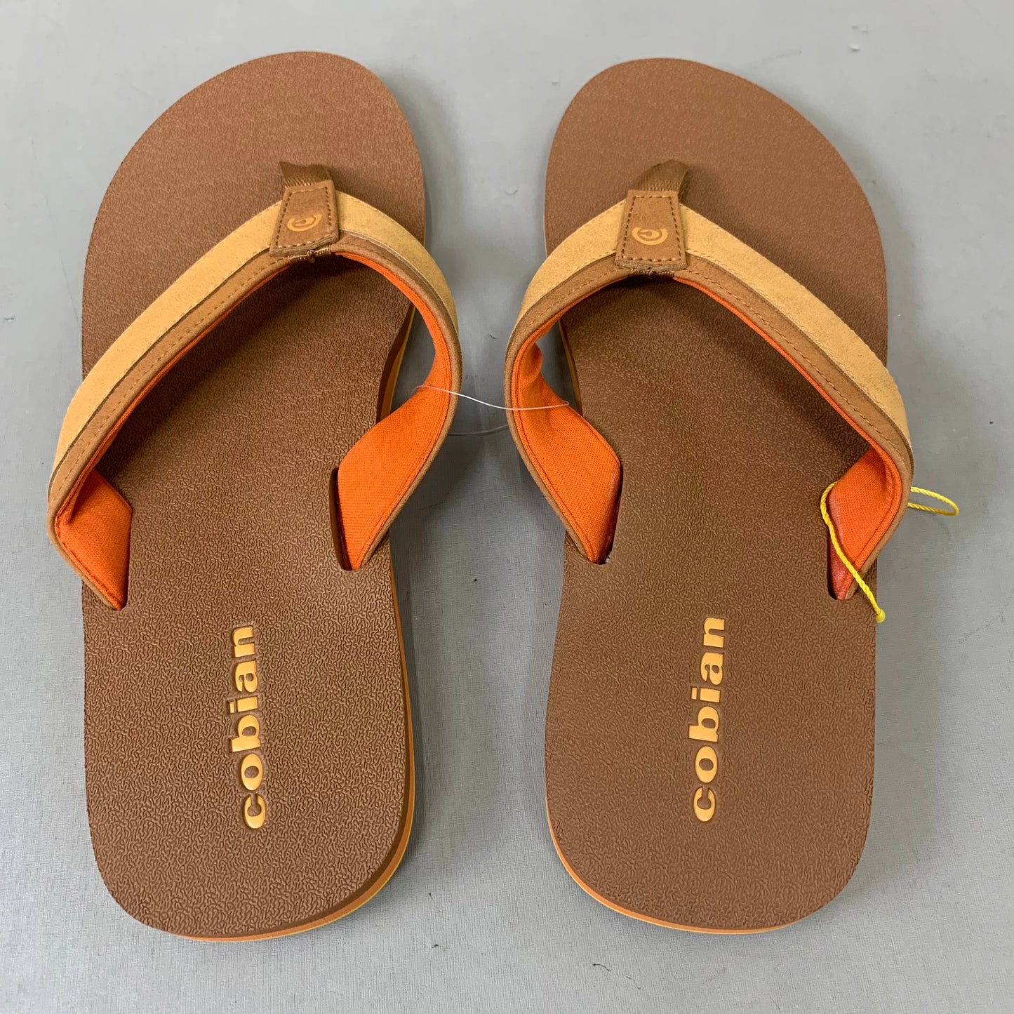 COBIAN Foamie Full Arch Support Sandals Men's Sz 11, 44 Eu Brown FAO25-200-11