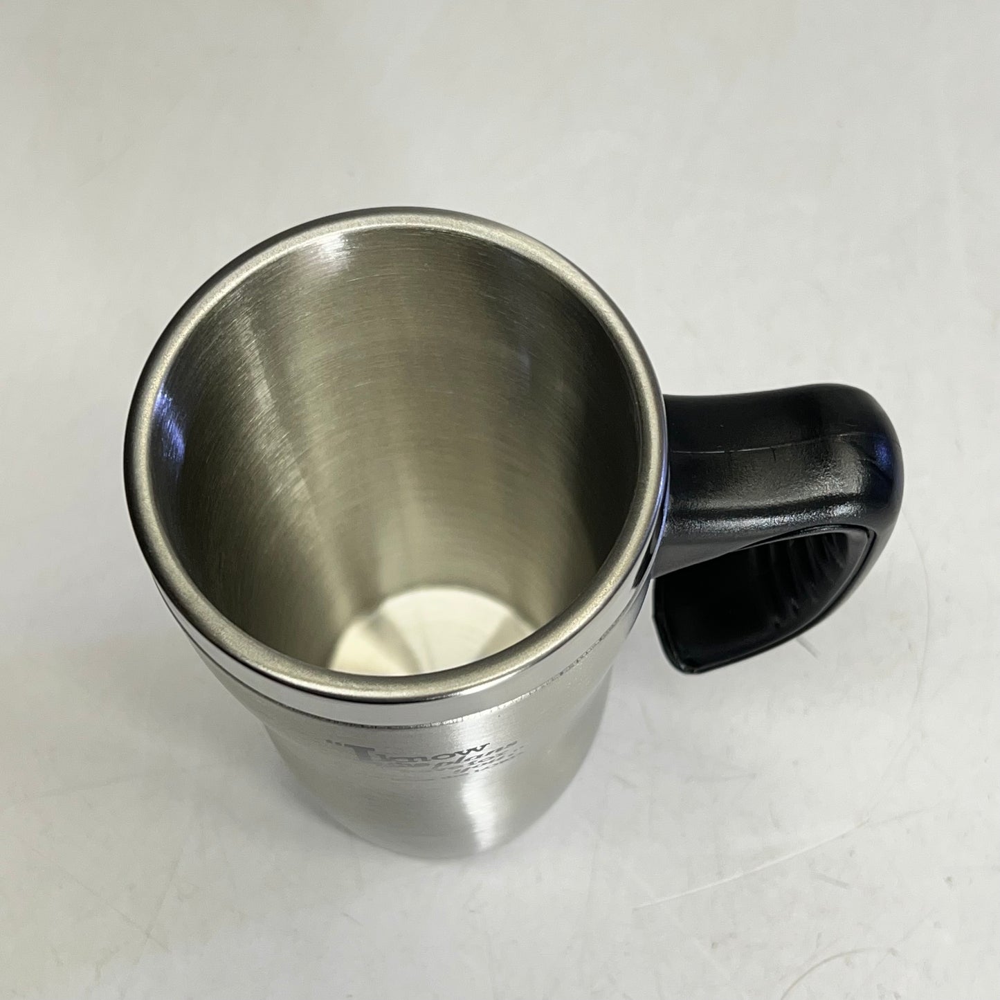 CHRISTIAN ART GIFTS Travel Mug W/ Handle Jeremiah 29:11 16fl Oz Silver SMUG098