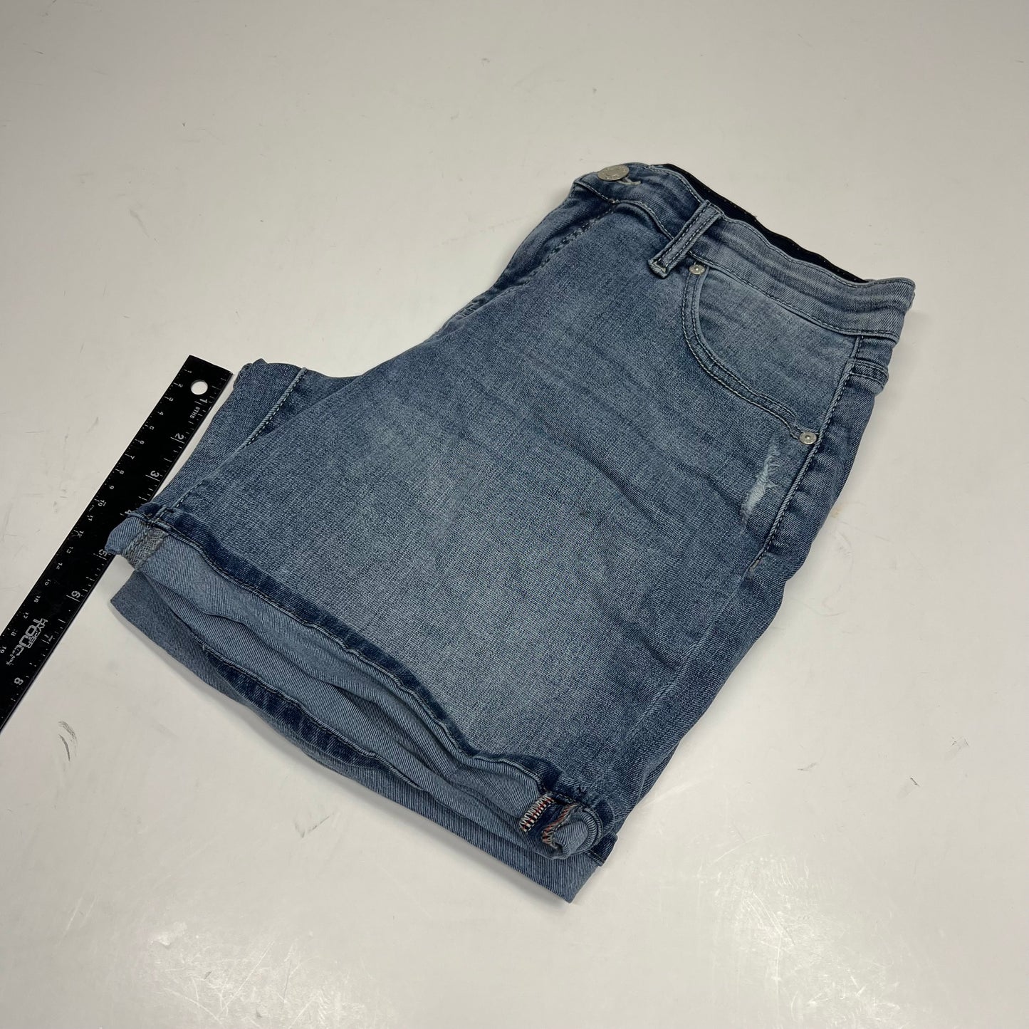 ZA@ SILVER JEANS CO. Alex Boyfriend Short Women's Sz 6/5 Light Wash J5124ECF209