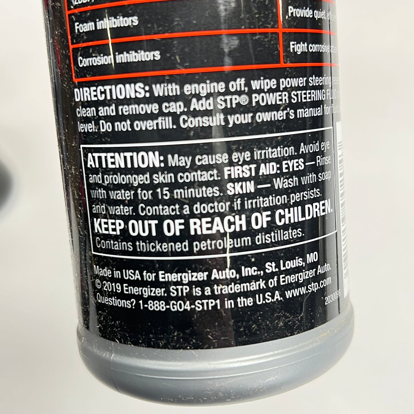 ZA@ STP (6 PACK) Power Steering Fluid Stop Leak  12 fl oz  878EN4 C