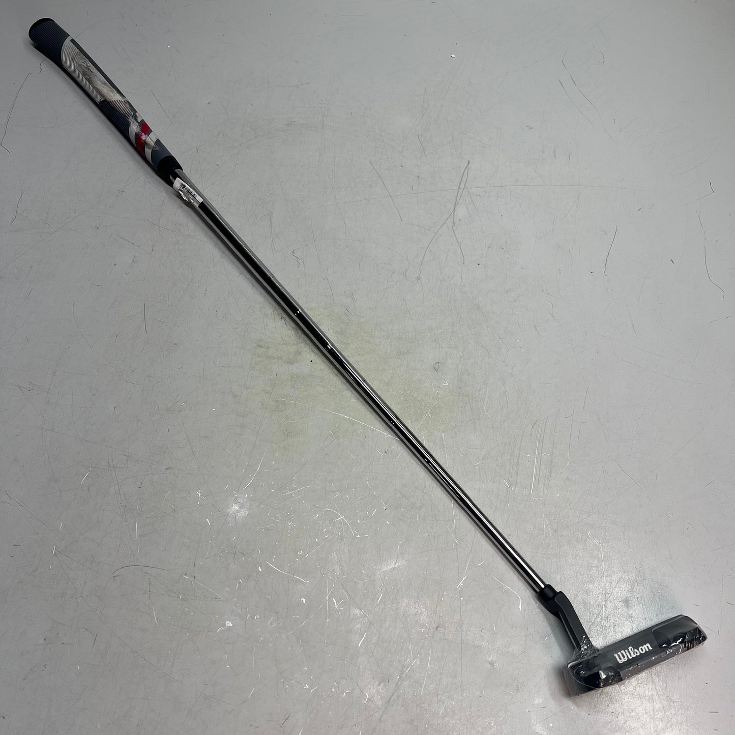 ZA@ WILSON Harmonized X1 Putter RIGHT Standard Grip 34" Chrome/Grey WG1R03690134 (As-Is) Distressed Handle Grip (See Images)