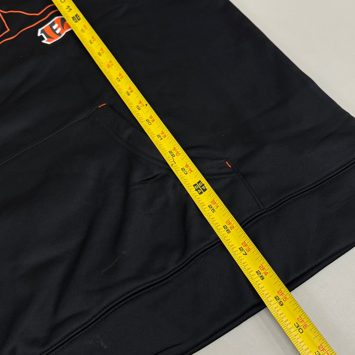 NFL Cincinnati Bengals Hoodie AFC North Sweatshirt Pullover SZ XL Black 1802967