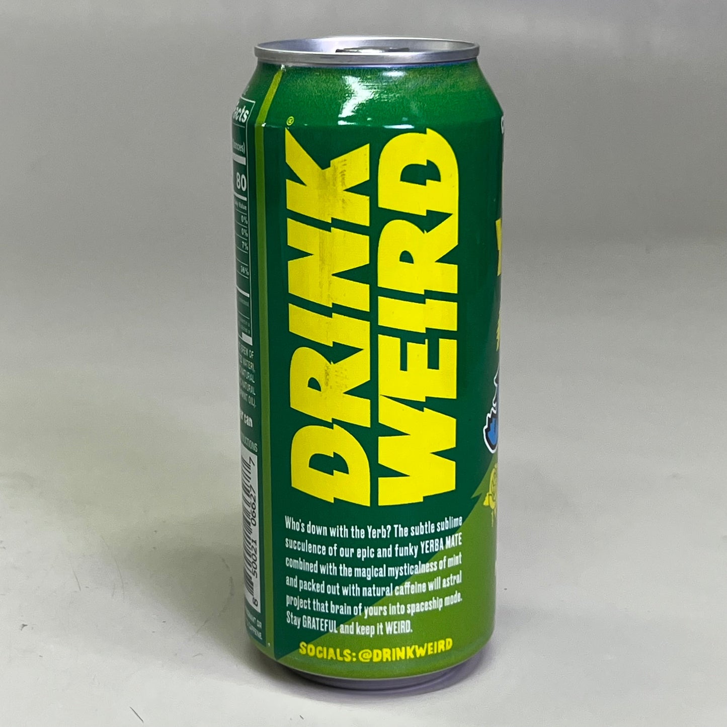 ZA@ WEIRD YERBA (12 PACK) Mystical Mint Yerba Mate 16 fl oz (New) C