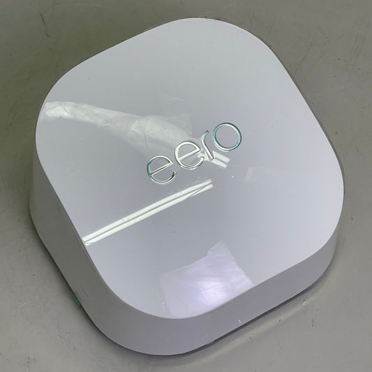 AMAZON Eero 6+ Mesh Wifi Router 1 Gigabit, 75+ devices, 1500 sq ft White R010001 (New Other)