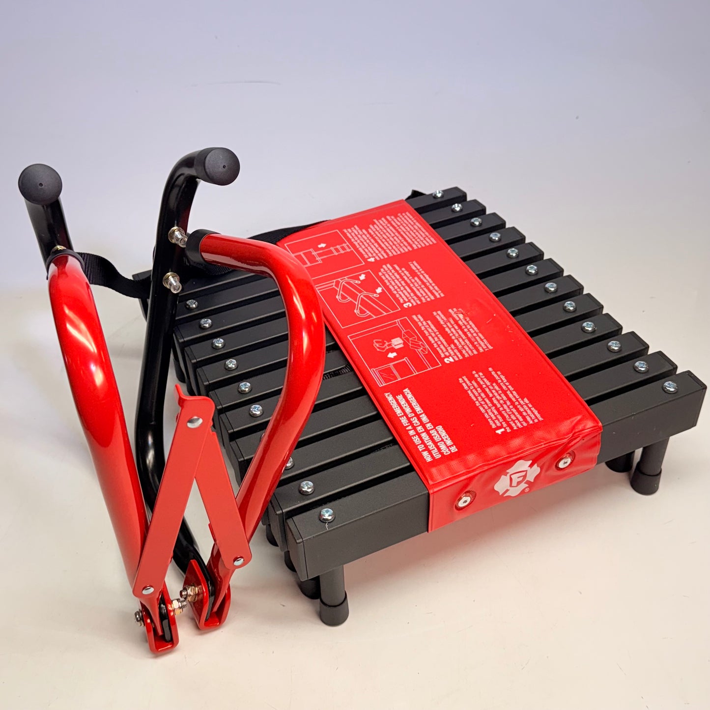 FIRST ALERT 2-Story Escape Steel Ladder 14 ft Black/Red 1047153 (New-Other)