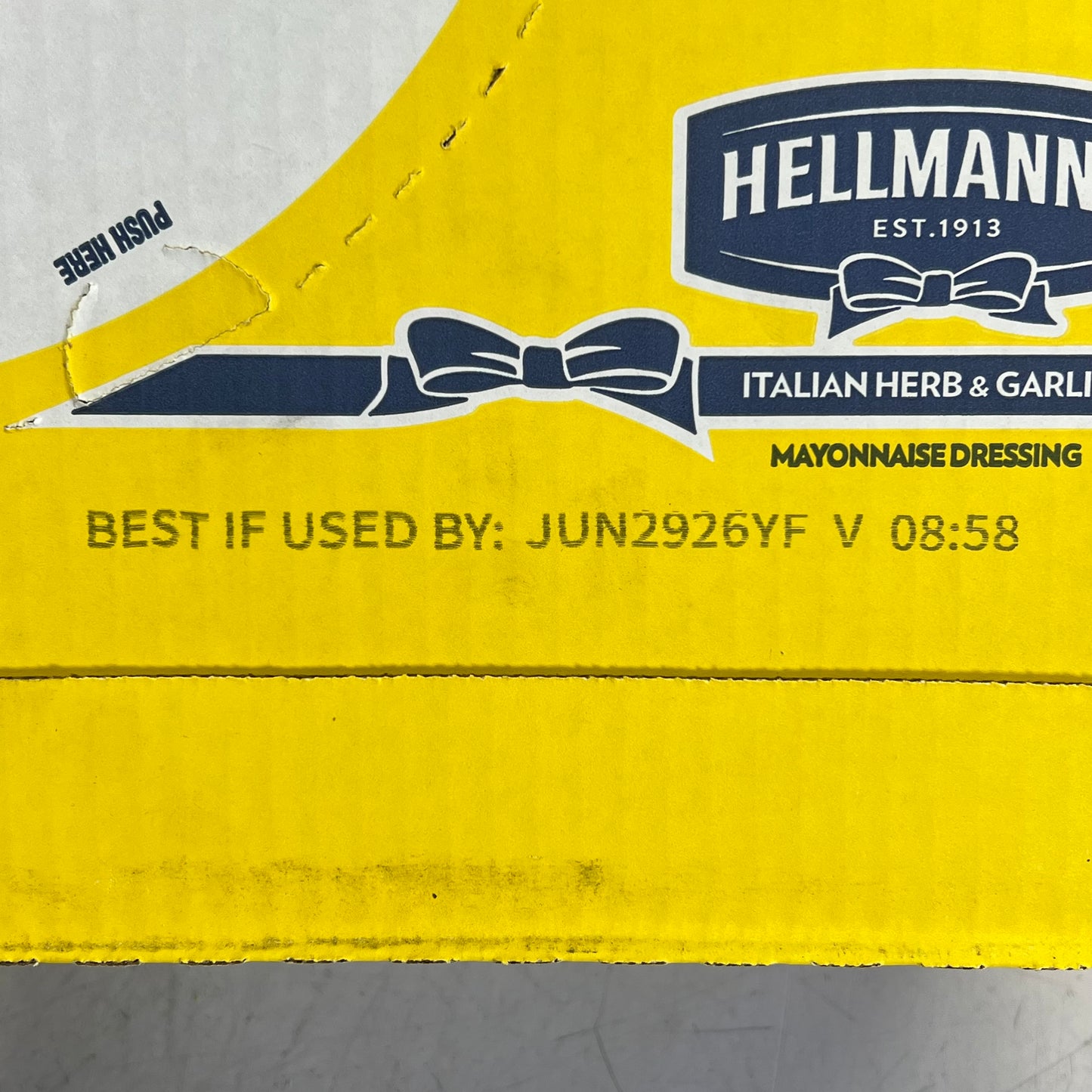 HELLMANN'S (8 PACK) Italian Herb and Garlic Mayonnaise Dressing 11.5 fl. oz. BB 06/26 69996529