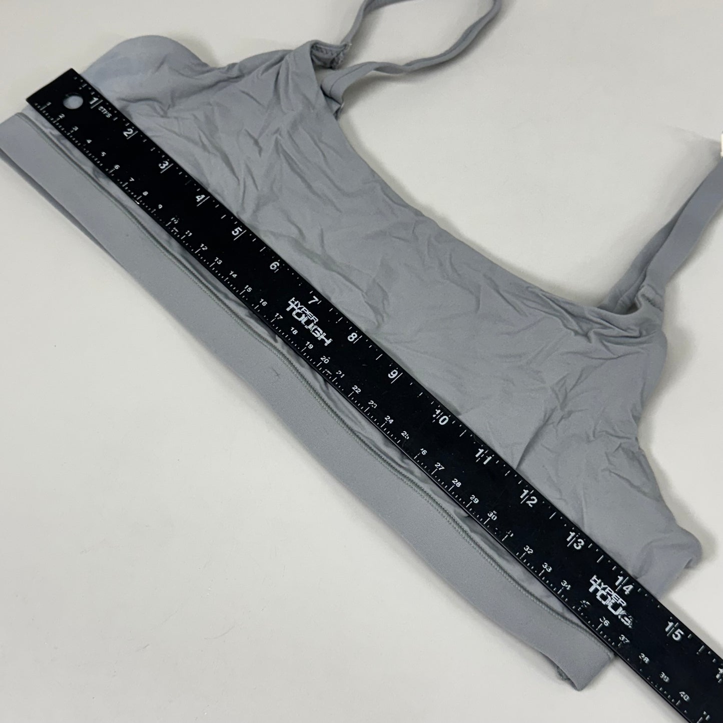 SKIMS Buttery Soft Fits Everybody Scoop Bralette Women's Sz XL Grey BR-SCN-2025