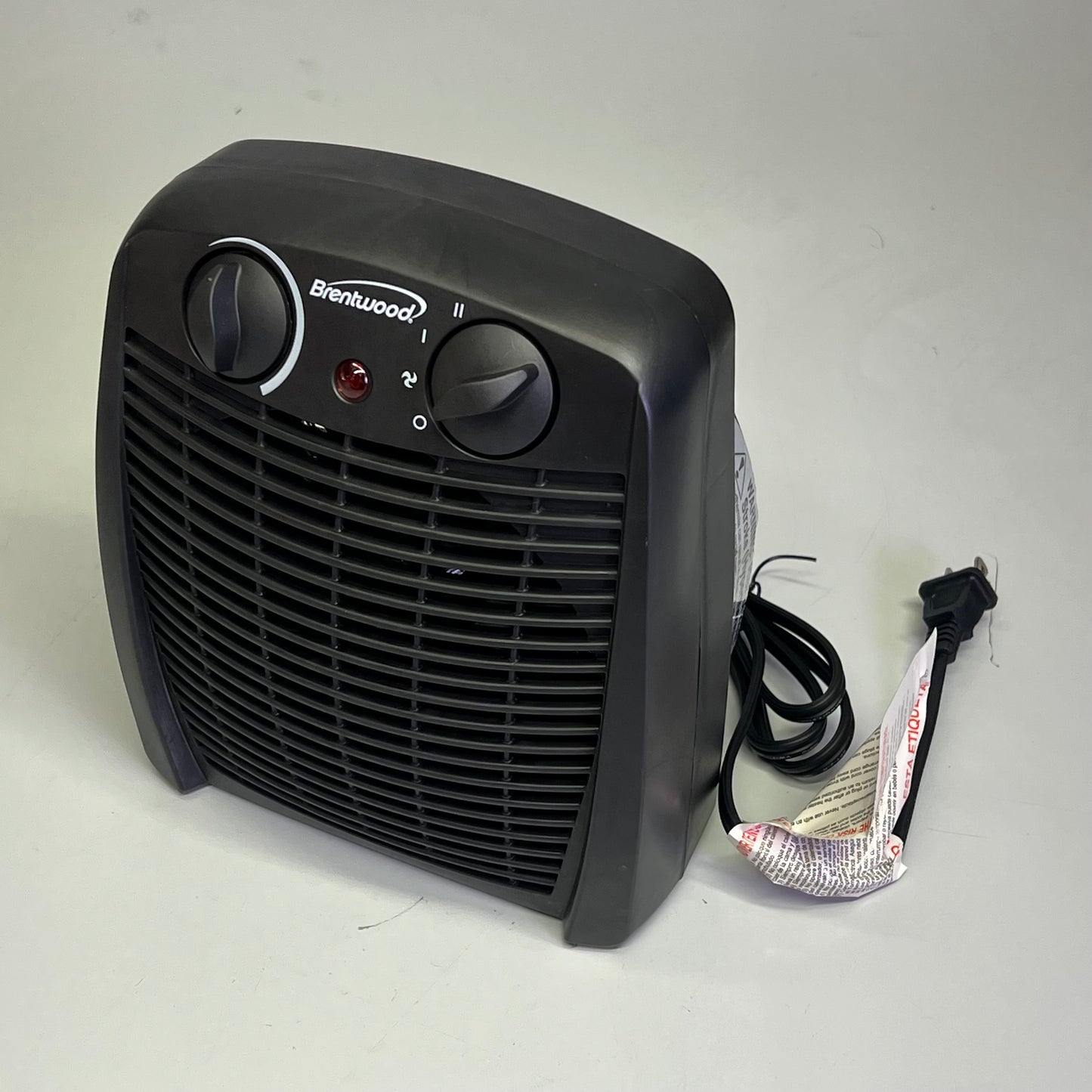 ZA@ BRENTWOOD Portable Ceramic Electric Space Heater 1500 Watt Max Black  H-F305BK