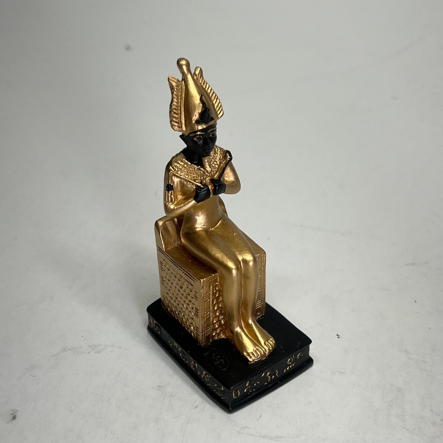 SUMMIT COLLECTION (SET OF 4) Seated Gods & Goddesses Ancient Egypt Gold Y8133