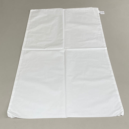 OWN ETC Zipper Closer Pillow Protector 20" W X 36" L  White