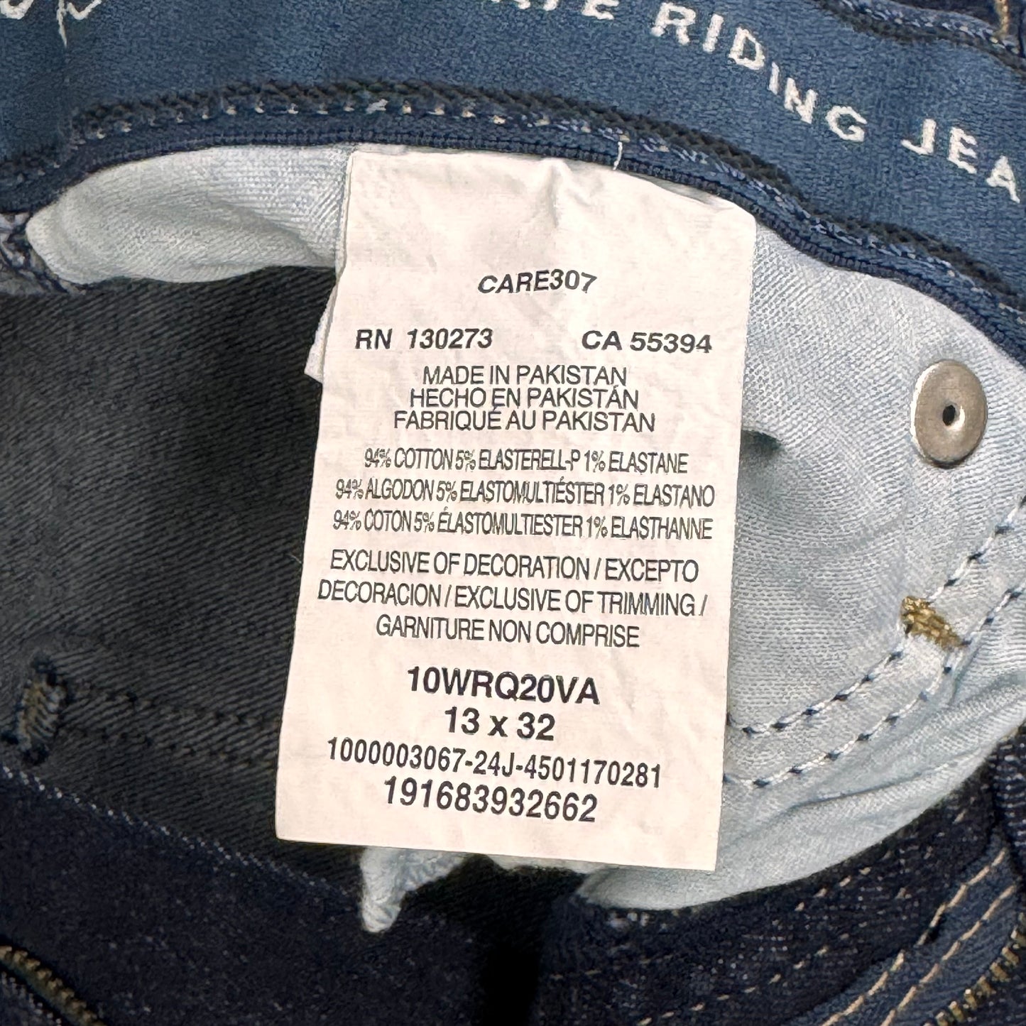 WRANGLER The Ultimate Riding Jean Q-Baby Mid-Rise 32/13 x 32 Avery 10WRQ20VA