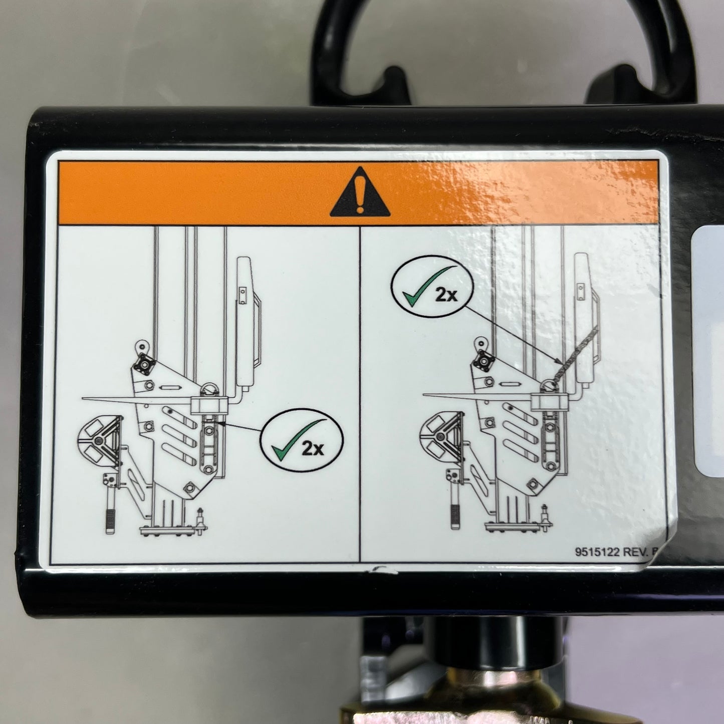 DBI-SALA 3M FlexiGuard M100 Mast Forklift Transport Kit, Black 8530912