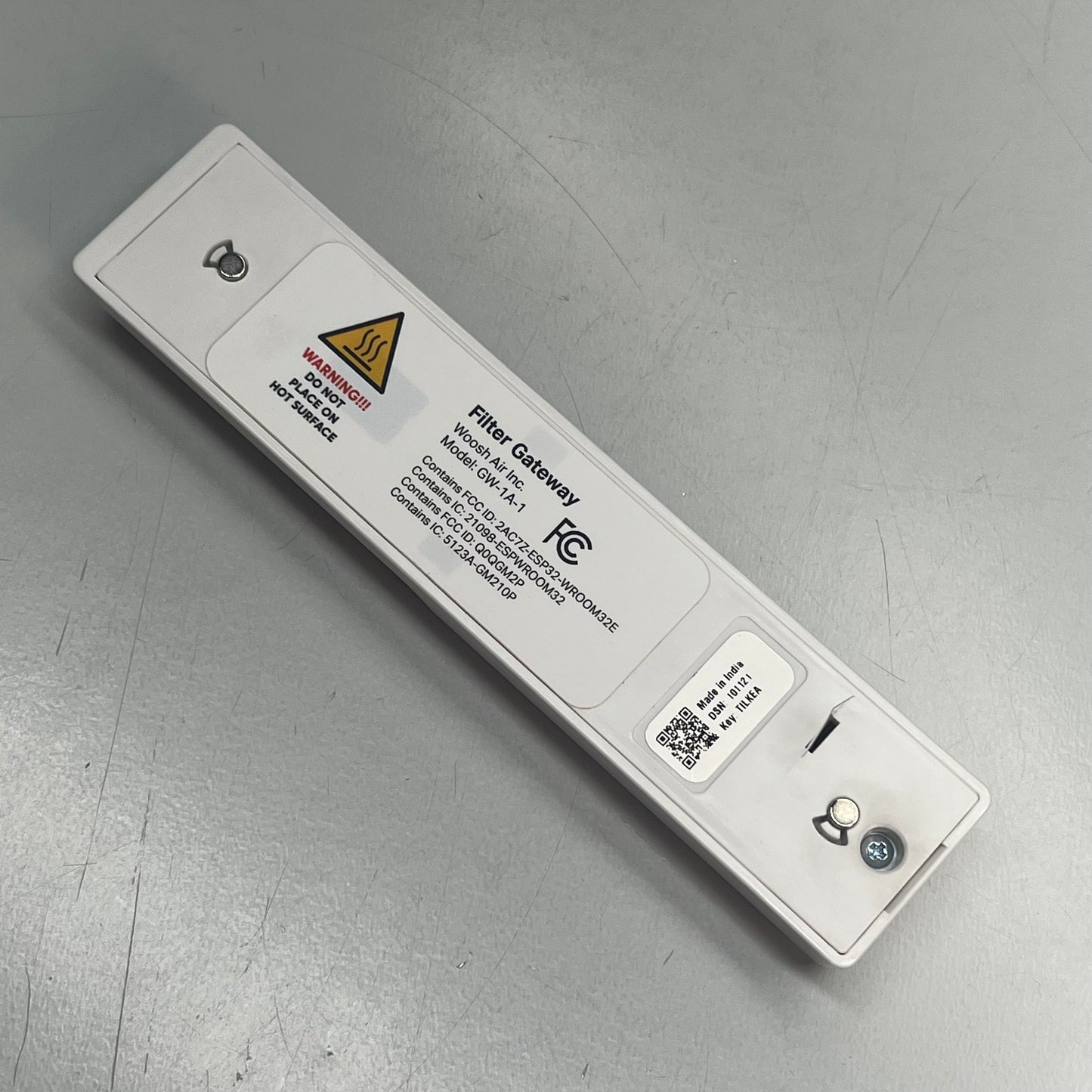 WOOSH AIR INC Filter Gateway Button/Remote White GW-1A-1