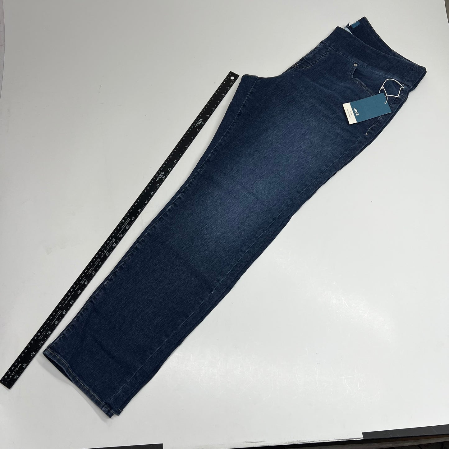 JAG Peri Mid Rise Straight Leg Jean Women's Sz 18/33  Dark Wash JE2115AU315