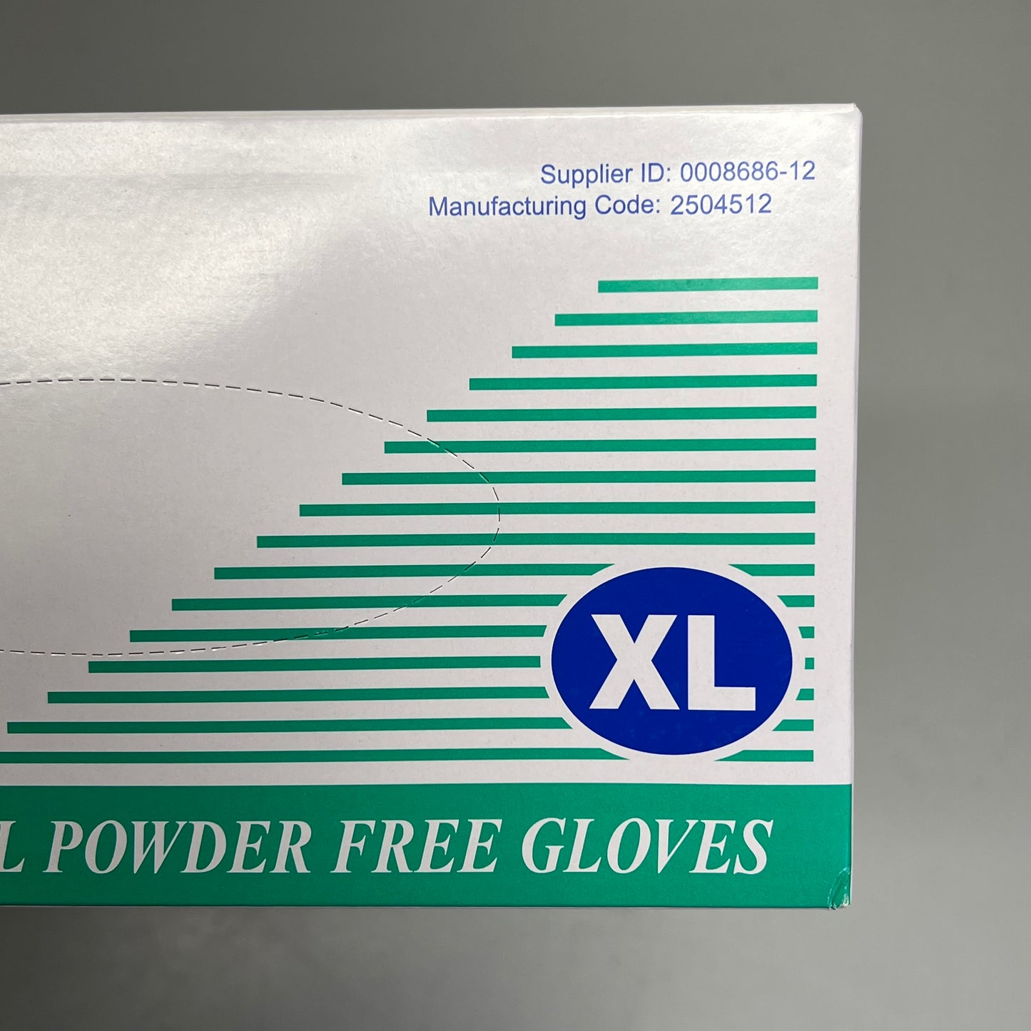 NBD (1 BOX, 10,000 EACH) Disposable Vinyl Powder Free Gloves SZ XL Clear 4066