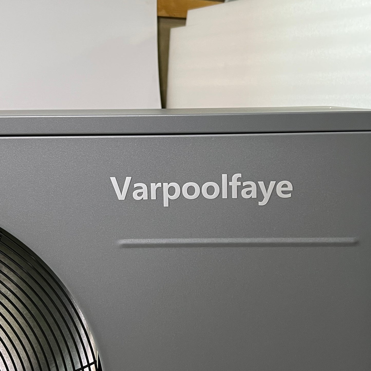 VARPOOLFAYE Air-Source Swimming Pool Heat Pump, Dark Grey KSPF-010L1UR1A2