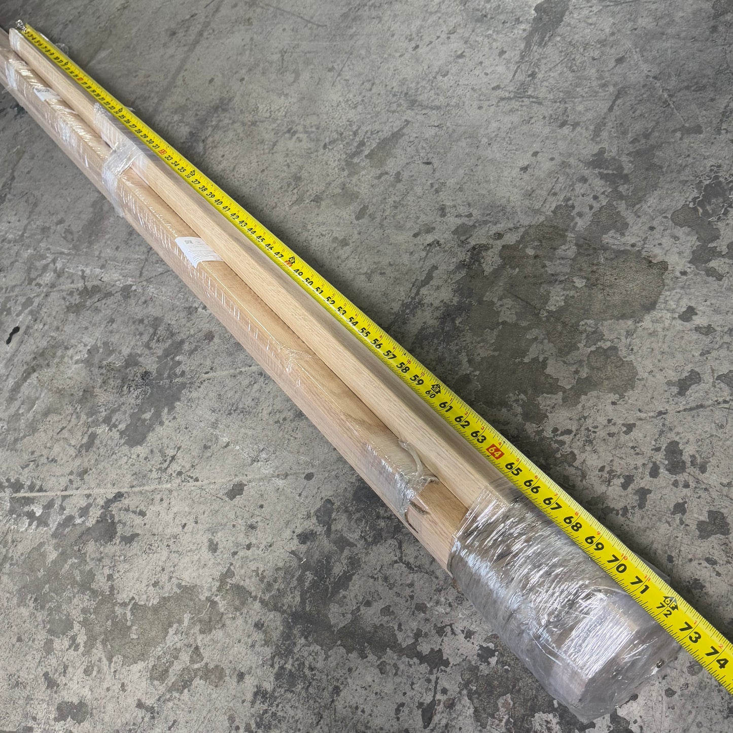 JMP WOOD Wall Mounted Handrail Sz 4’ x 6’ x 12’ L Red Oak 6044