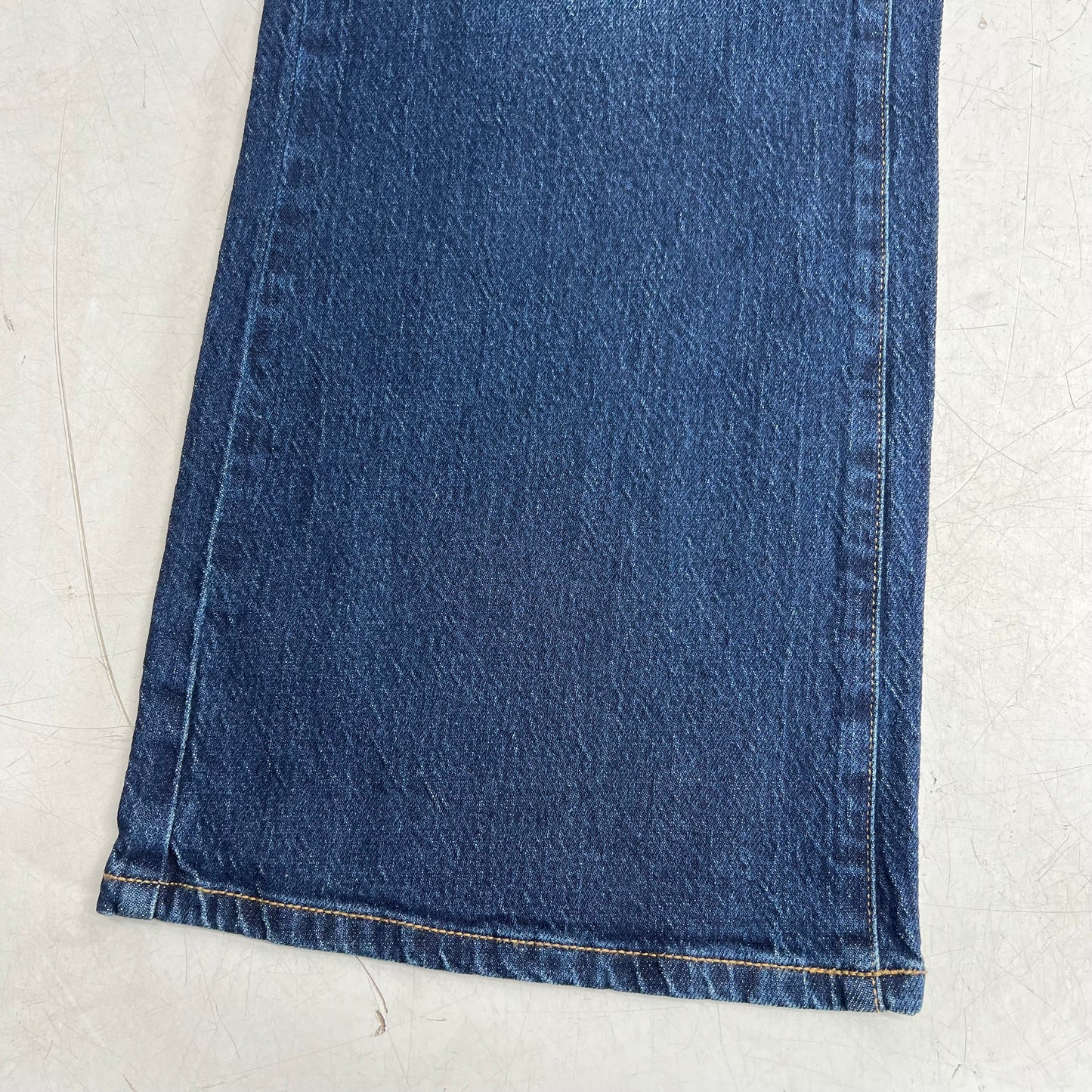 RW & CO High Rise Fit Wide Leg Jeans  Women's Sz 27 Dark Sapphire 490024